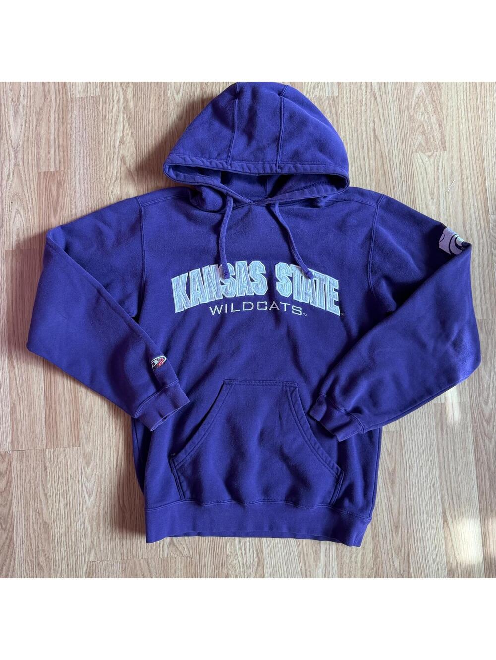 Kansas State Wildcats Purple Hoodie Size Small